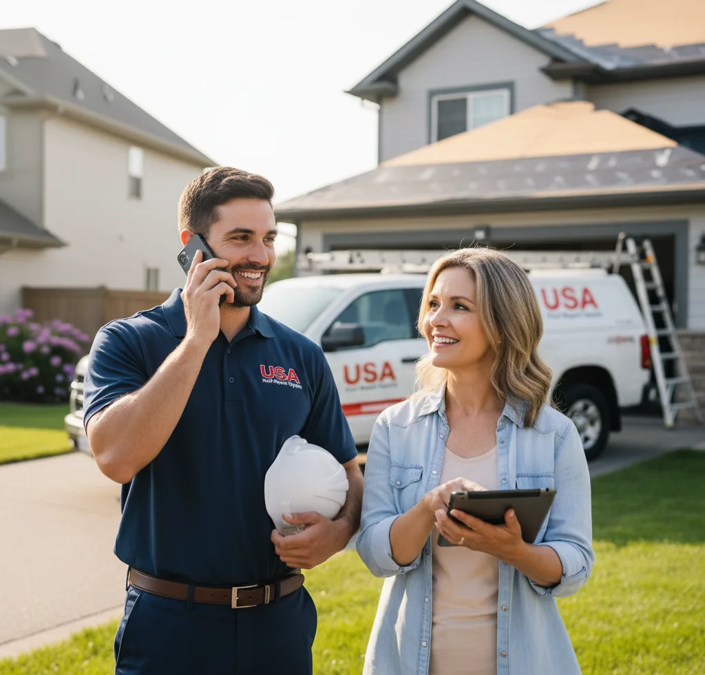USA Roof Repair Experts customer support in Evergreen Park